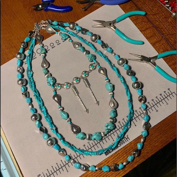 Necklace Native American Styling. Complete Set - Picture 15 of 16